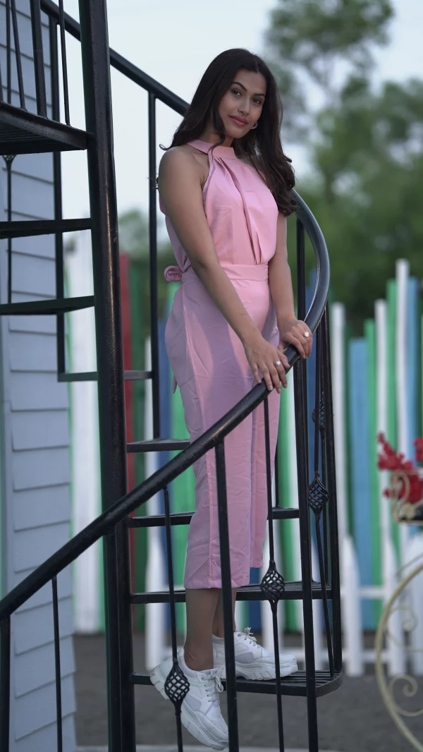 Flamingo blush jumpsuit - Image 2